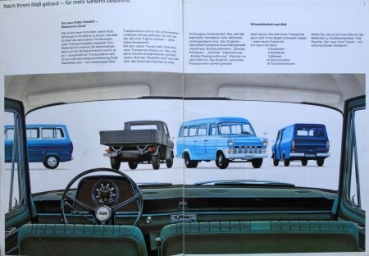 Ford Transit Modelprogram 1966 Carbrochure (5703)